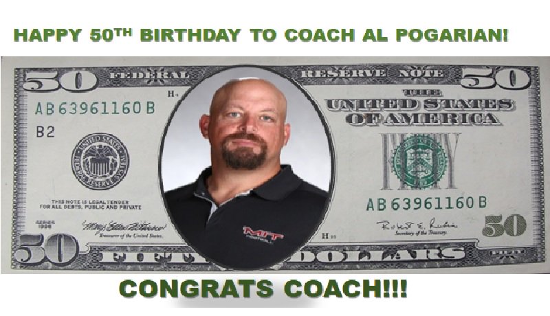 MITFootball's tweet image. HAPPY 50TH BIRTHDAY TO OL COACH AL POGARIAN!  COACH PO HAS BEEN WITH THE TECH FAMILY SINCE 2007 AND IS OUT LONGEST TENURED COACH ON STAFF!  TECH FOOTBALL WOULD NOT BE THE SAME WITHOUT HIM! 🎉🎂🏈#ROLLTECH #MITFOOTBALL #ACCEPTTHECHALLENGE!