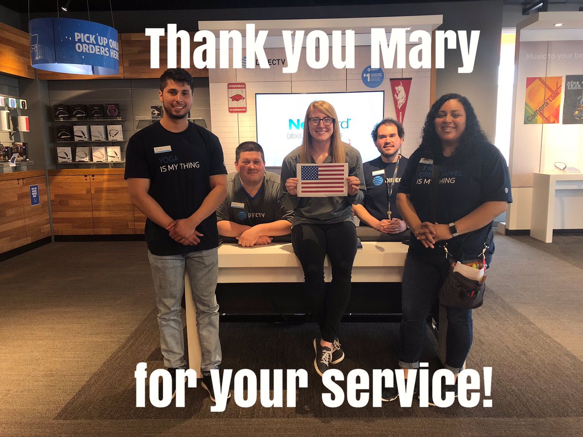 Today is Mary's last day before she goes off for military duties! We will see you in a month! Thank you for your service! #military #army #lifeatatt #TeamCreekside #MidStatesProud #PowerCentral
