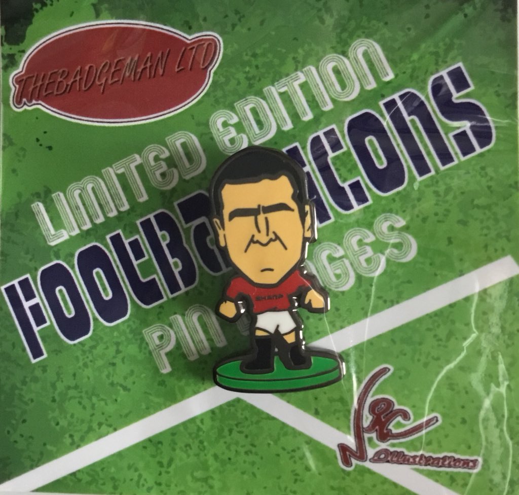 COMPETITION TIME!!
WIN A LTD EDITION ERIC CANTONA CORINTHIAN “MAGNIFICENT 7s” ENAMEL PIN BADGE
REWEET &amp; FOLLOW ME TO WIN - WINNER ANNOUNCED AT 10pm TMRW 👌🇾🇪 <a href="/NicwMUFC/">Manchester United adoRED Range 🇾🇪</a> #thebadgemanltd #enamel