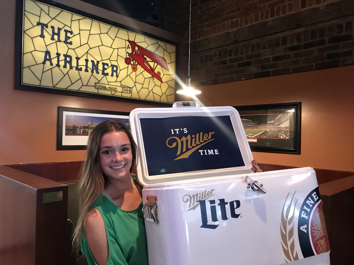 This Miller Lite cooler would be perfect for your next summer adventure! All you have to do is follow us, retweet and comment a friend you want to crack open a cold one with and you’ll be entered to win!