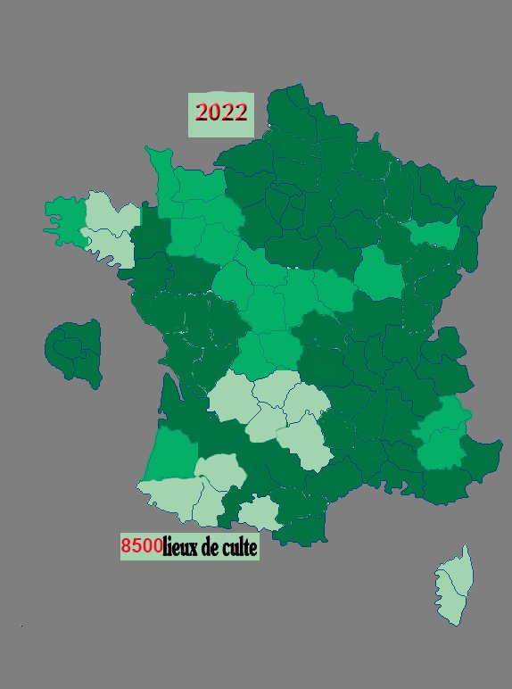 UnPatriote92's tweet photo. 🔵⚪🔴ALERTE
#legrandremplacement
FANTASME DE LA #patriosphere 
NON RÉALITÉ
LE NOMBRE DE MOSQUÉES  EN FRANCE
1985:913 
2015:4591
      🔴+4500% EN 30ANS🔴

DERNIER CHIFFRE 1JANVIER 2017 :6383
OBJECTIF
8500 EN 2022

LA GRANDE INVASION MIGRATOIRE AU COEUR DE NOTRE PAYS
#StopIslam https://t.co/IzIkjJ7WiM