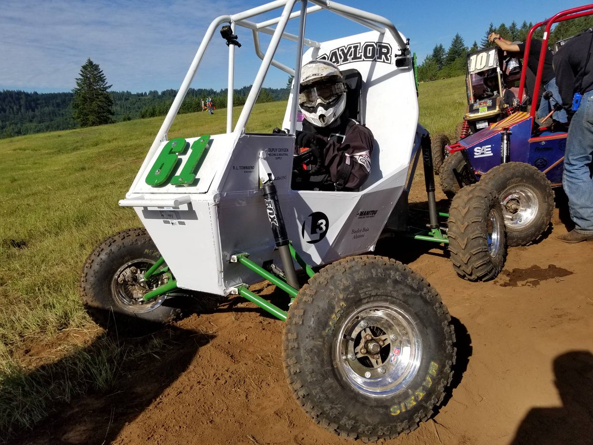 BaylorSAE's tweet photo. Oregon was tough, but we were able to run for most of Endurance today! That wraps it up for 2018 Oregon Competition, and the team will be starting the drive home tomorrow. Thanks to everyone who followed us thoughout the race! https://t.co/LHyj79e4jF