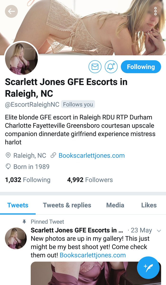 74 escorts found in Raleigh NC, United States