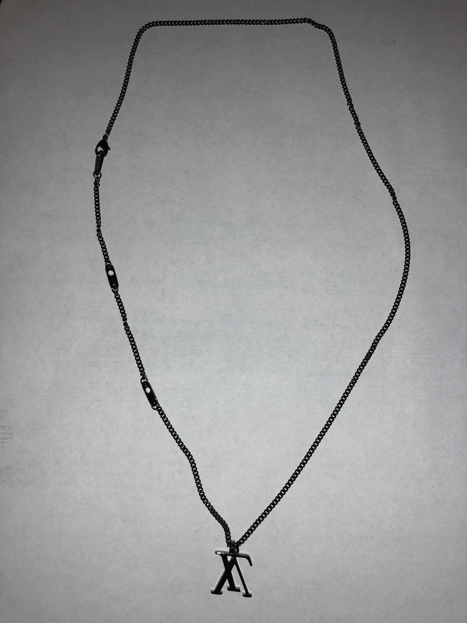 lv upside down necklace