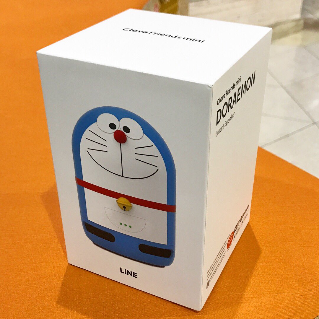 ドラえもん同好会 Sur Twitter Lineのaiスマートスピーカー Clova Friends Mini ドラえもん 意外と小さい 激カワ ドラえもん Doraemon Clova Line