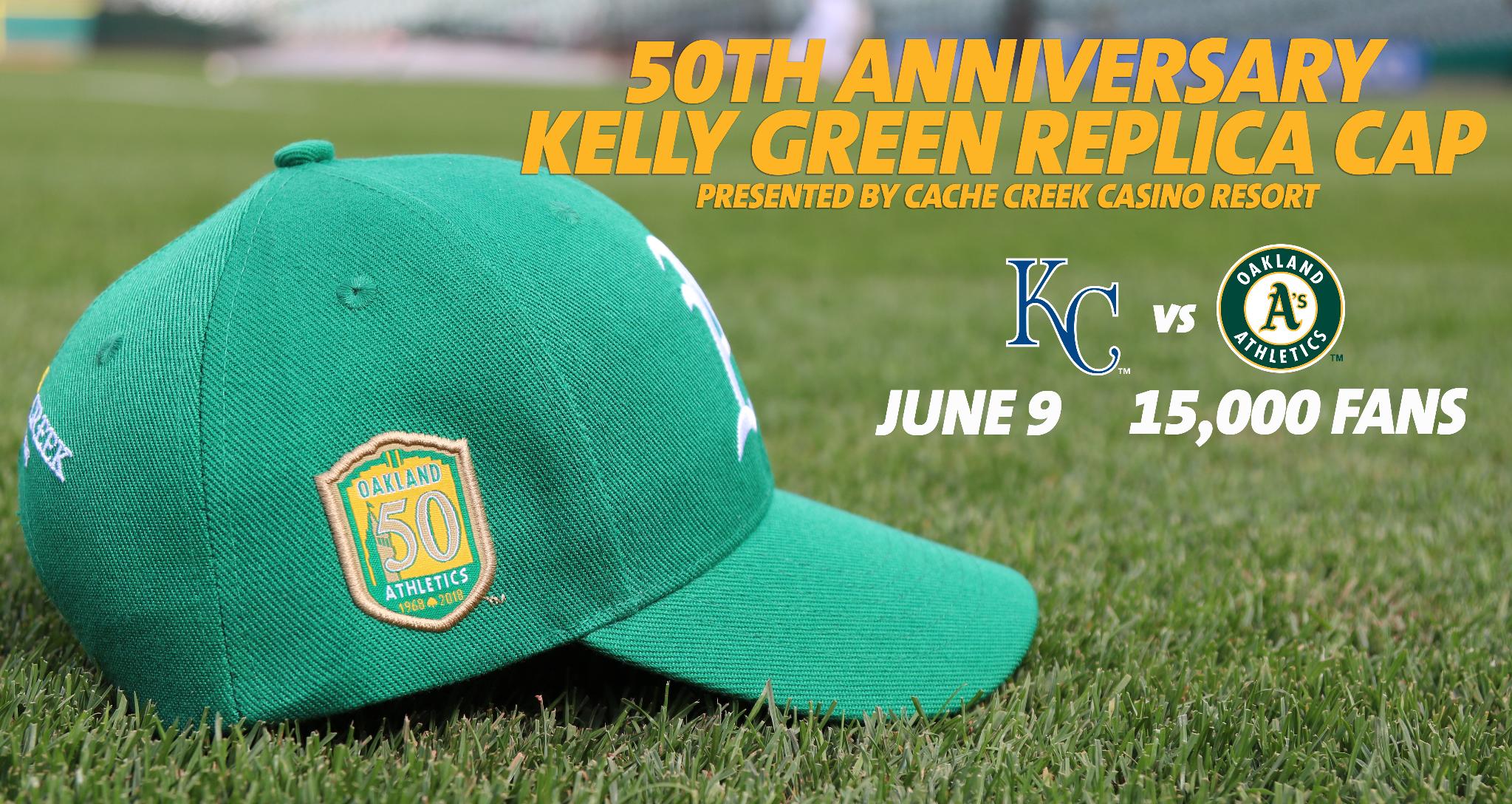 A's kelly best sale green hat