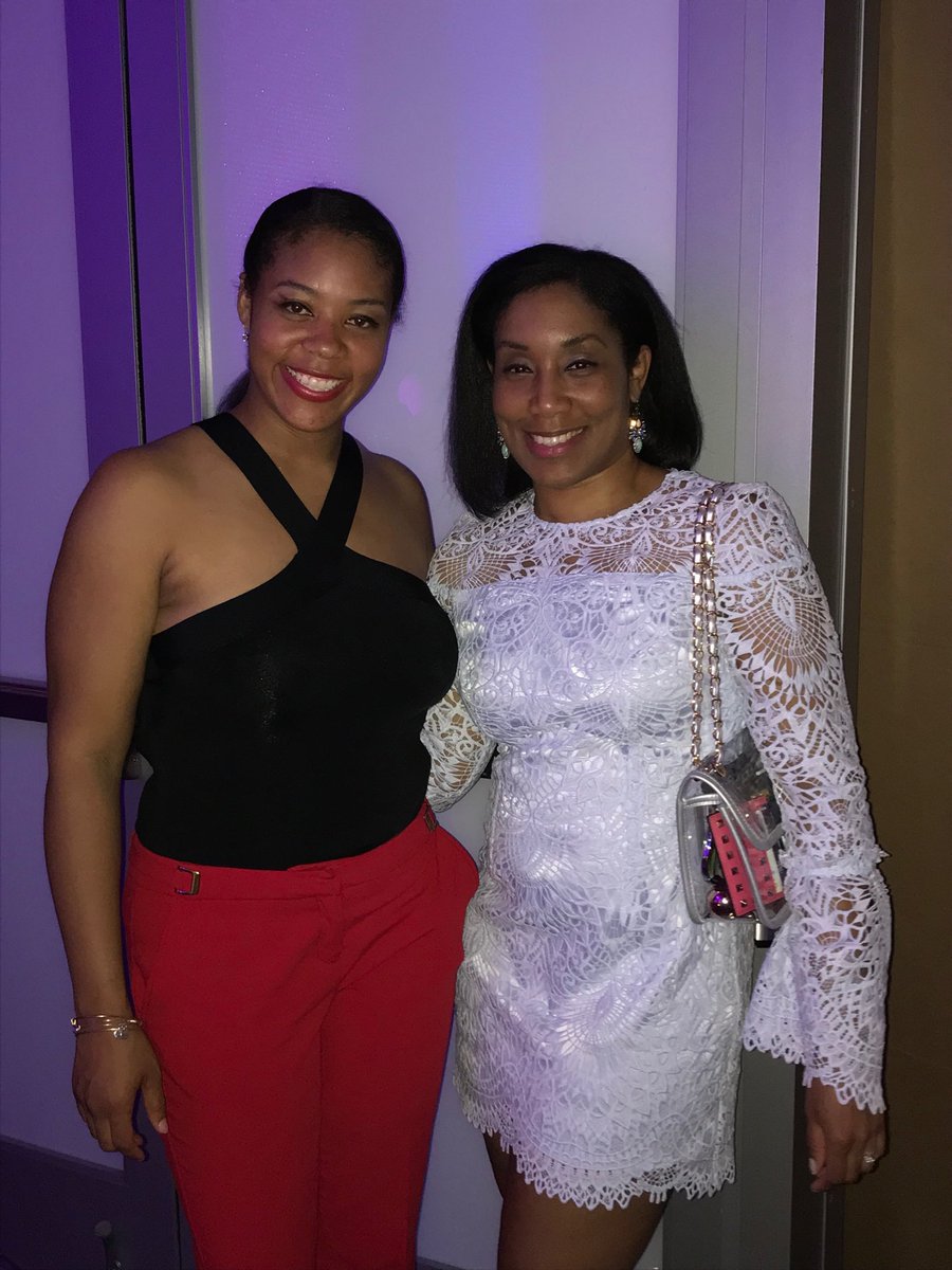 kmccree's tweet photo. The fabulous Shay Oliver and the fabulous Camille Koger-McCree at #FIAPARTY https://t.co/uen9GVlcIA