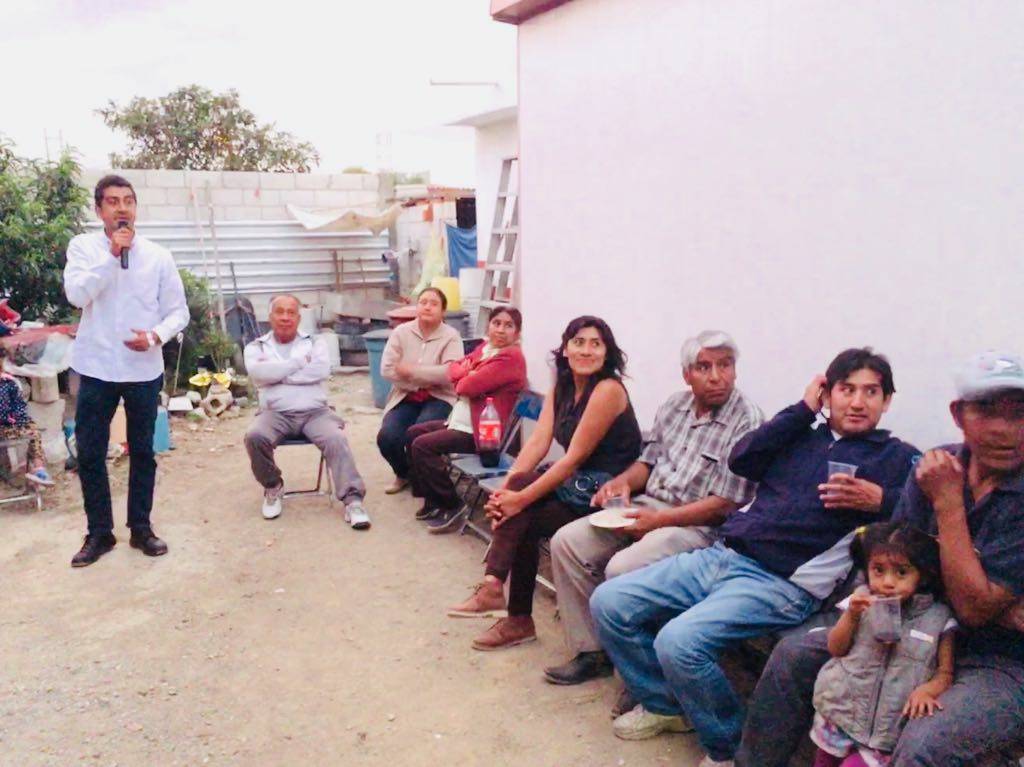LaloZacatelco's tweet photo. Cerramos la jornada en San Agustín Calvario donde amablemente nos recibieron para escuchar nuestro plan de trabajo y así poder llevar mejoras al municipio y a esta junta auxiliar. #RescatemosCholula #VoyConLalo https://t.co/2ht7ZM14rb