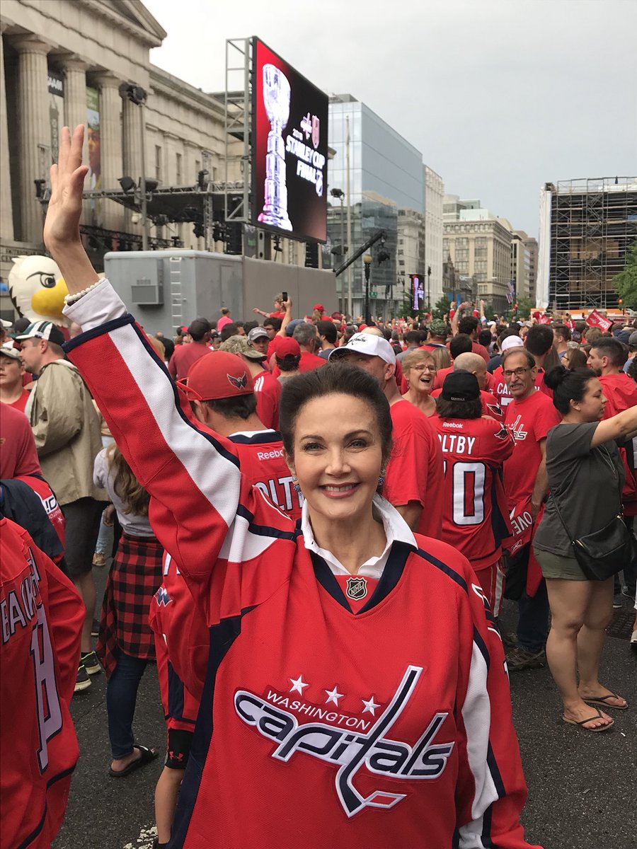 Can’t express how happy I am to see my @Capitals in the #StanleyCup finals!! #ALLCAPS