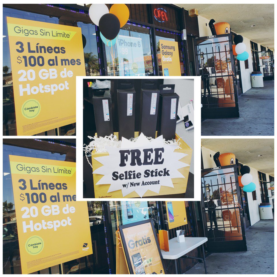 Free add a line?! Free selfie stick?! Come in and ask us how you can take really good deals on phones and accessories today !!! 😎 #Boostmobile  @relizondospg <a href="/DennisDesmith/">Dennis DeSmith</a>