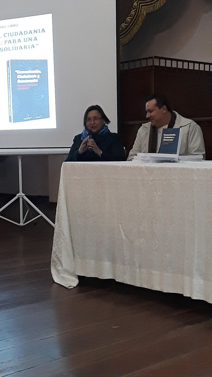 AccpPy's tweet photo. @Jesudi Estela Núñez, editora de "Comunicación, Ciudadanía  y Democracia" Para una vida Plena y Solidaria. Presentación oficial.
Material elaborado tras el @ComlacSignis 2016 https://t.co/RTXNCNaiXp