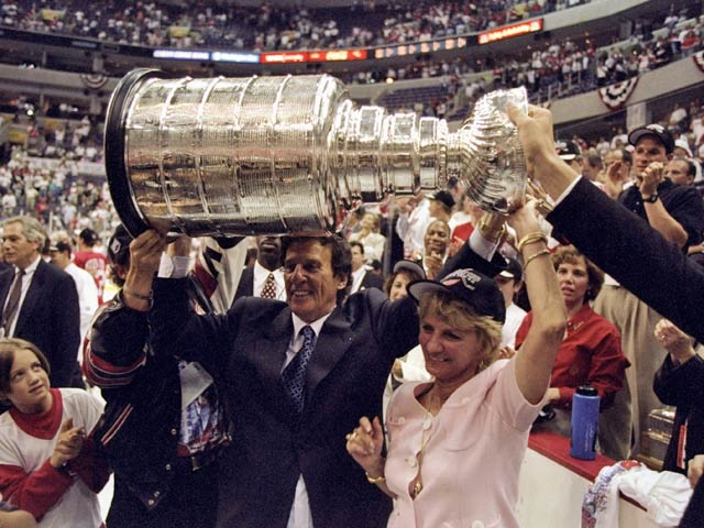 DetroitRedWings's tweet photo. #OnThisDay in 1982: Mike and Marian Ilitch purchase the #RedWings franchise from long time owner Bruce A. Norris. #LGRW https://t.co/oESDDgub2A