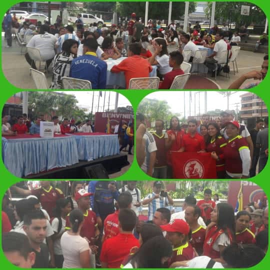 imdenagua's tweet photo. Con resultados satisfactorios el Sector Capitulo Juventud de Carabobo,concluyó el desarrollo de las 6 líneas estratégicas impulsadas por @nicolasmaduro y realizadas en @imdenagua,para presentar soluciones ante los problemas del país,cerrando con un juego amistoso entre políticos. https://t.co/uhm3XF2Owv