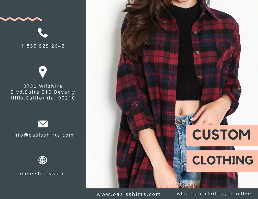 Contact the Most Leading #Wholesale Clothing Manufacturer and Supplier in the USA: OasisShirts
check: goo.gl/ZA3xcH

#wholesaleclothingsuppliers #bulkwholesaleclothingdistributors #cheapclothingmanufacturer #wholesaleclothingmanufacturers #wholesalebulkclothingsuppliers