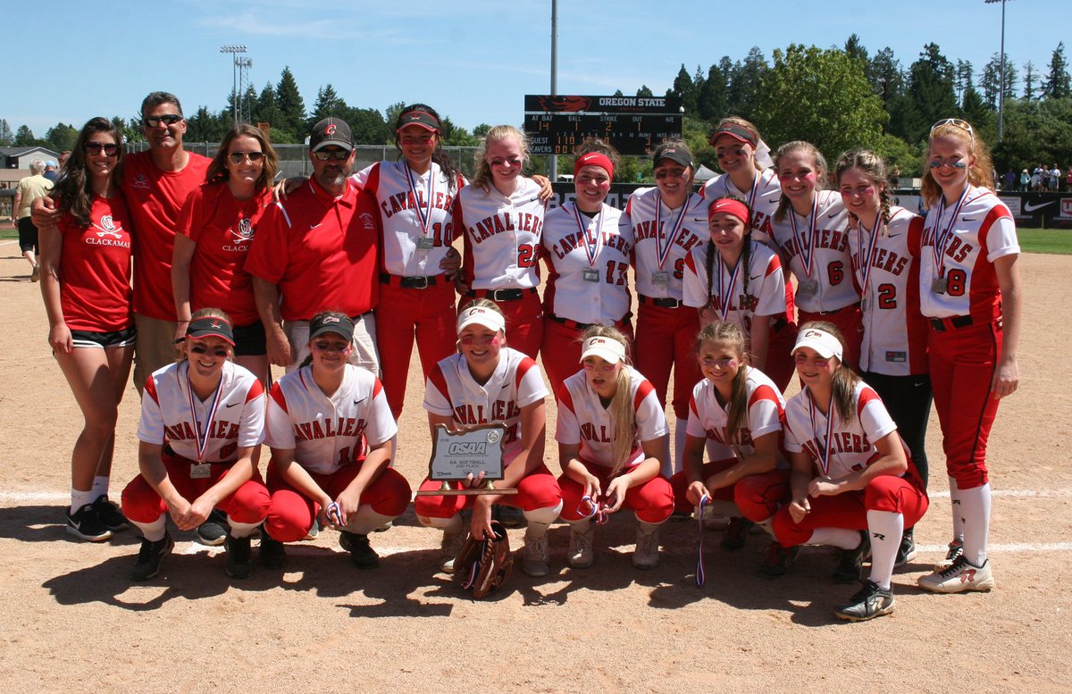 The No. 2 Clackamas Cavaliers went home with the second-place trophy after falling 4-3 to top-ranked Tualatin in Saturday's OSAA Class 6A softball championship final at the OSU Softball Complex in Corvallis. #opreps <a href="/OSAASports/">OSAA</a>