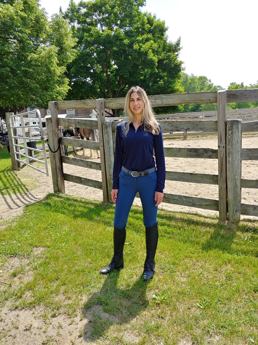 Another great #ridinglesson at #JTFarm - had my first canter over a jump today!  YAY! 

#heelsdown #horsebackriding #equestrian #horses #hunter/#jumper