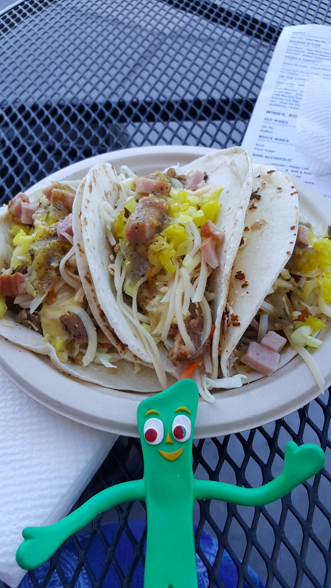 At Max Taps CO on County Line,  great selections. Roaring Fork Cemetery Milk Stout Nitro is my kickin it on the shady patio choice, 5.4 abv 16oz $5. SIZZLE Food Truck insanely good "Mr Cubano" tacos. Look for <a href="/RoamingHunger/">Roaming Hunger</a> we will find them again! #gumby thumbs up #craftbeer