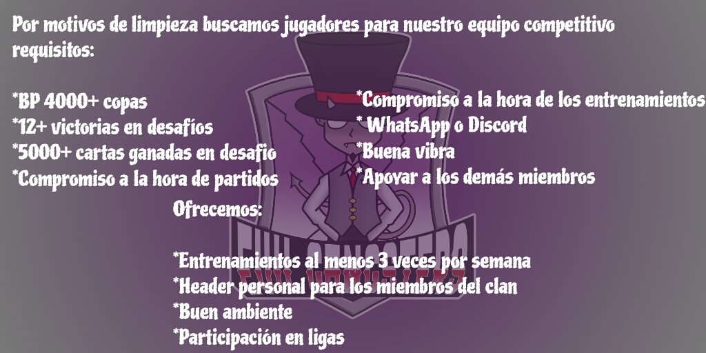 Pues hoy tuvimos algunos inconvenientes antes de un amistoso y tuvimos que hacer limpieza en el clan, no queda más que seguir adelante con todo y buscar nuevos miembros que quieran unirse al equipo y al clan. #ClashRoyale  se agradece un buen RT para difundir.