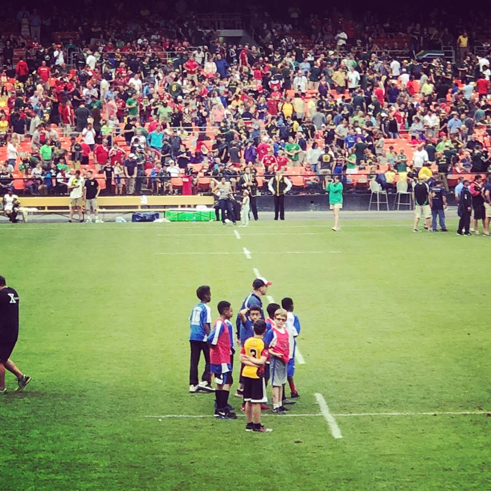 We were honored to provide youth rugby flag holders and play at halftime <a href="/WelshRugbyUnion/">Welsh Rugby Union 🏴󠁧󠁢󠁷󠁬󠁳󠁿</a> <a href="/Springboks/">Springboks</a>