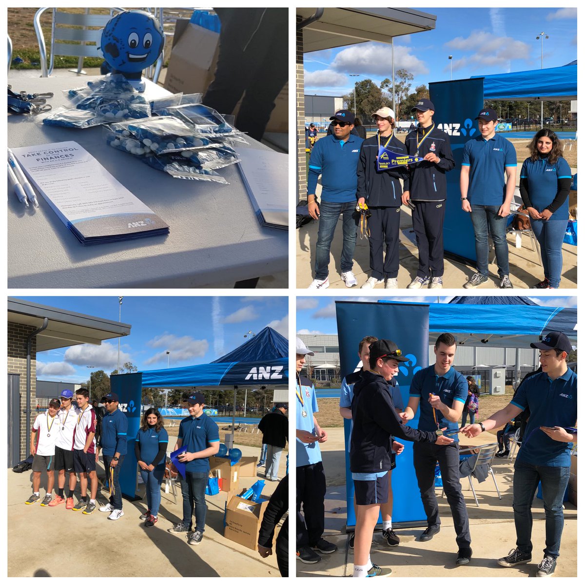 ANZ ACT supporting the Junior Pennant series <a href="/ANZ_AU/">ANZ Australia</a> Making Tennis in ACT greater. Thankyou <a href="/TennisCanberra/">tennisact</a> for welcoming us today we appreciate it  <a href="/TennisAustralia/">TennisAustralia</a> <a href="/AHeathOgden/">Amanda H</a>