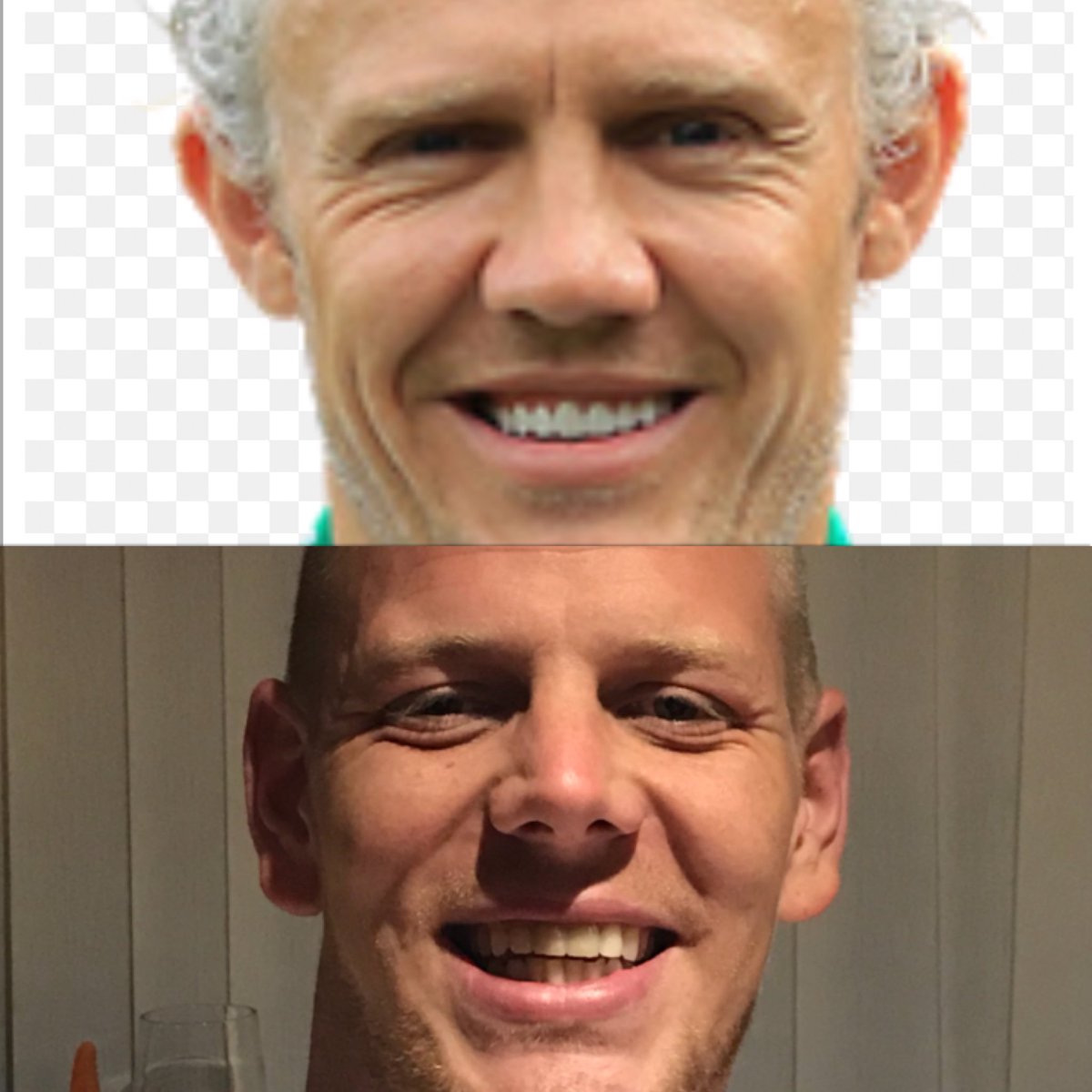 CarenRossall's tweet photo. @jimmybullard.... I have literally just realised my friend is your twin!!! 😂💪🏼 https://t.co/u5PsnlHj3f