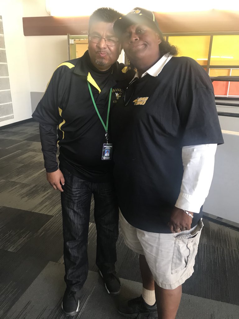 Millions2juan's tweet photo. @FranklinHighSc1 Campus Security Monitor Ms. D. Shankle retires after 42 years @StocktonUnified. Thank you for protecting and educating students! #onceayellowjacket #alwaysayellowjacket #StocktonStrong #Proud2bSUSD #proudprincipal https://t.co/BcUYxrmXSB