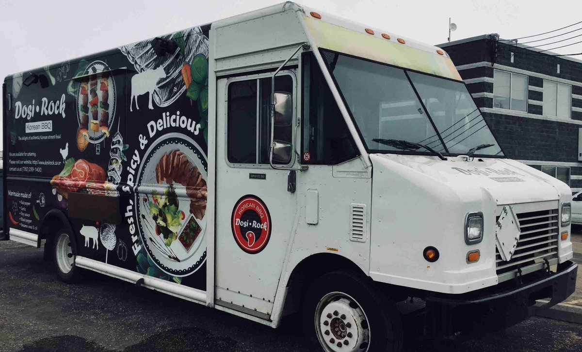 Anyone heard of the Korean food truck Dosi Rock? Parked outside the Tofu House on 51st Ave so maybe connected? #yegfood #yeg