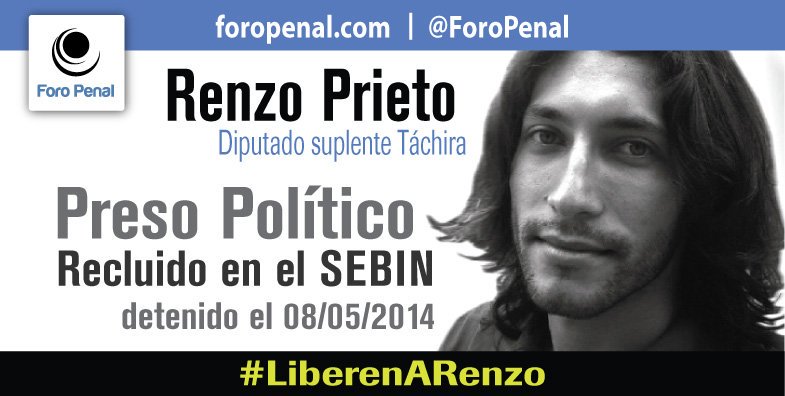 ForoPenal's tweet photo. Entre los excarcelados del #2Jn que entran en la categoría de #PresosPoliticos están: Gabriel Valles, Gregory Sanabria, José Vicente García y Renzo Prieto. #Venezuela https://t.co/YSzyoCrJOE