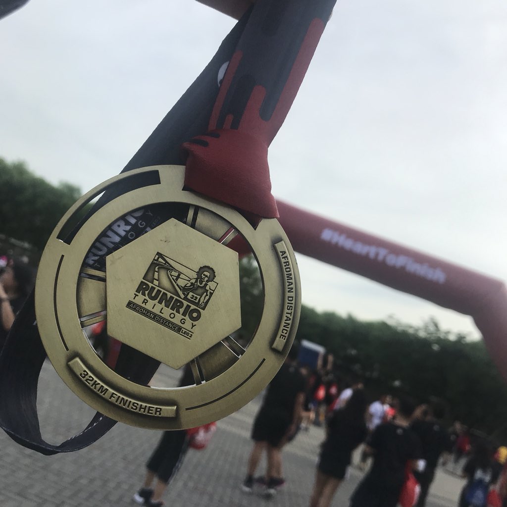 MsXaraaa's tweet photo. #runriotrilogy2018 #runriotrilogy #hearttofinish #afromandistance #32kilometers #runriotrilogyleg2 https://t.co/T6reaiou5a