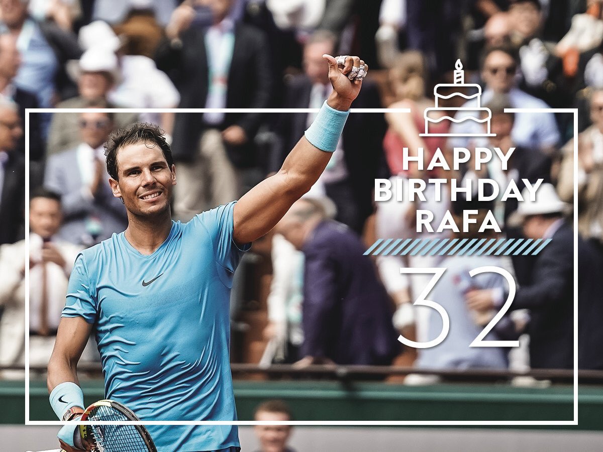 I think,that Rafael is the best!!!He is the king of tennis   Happy birthday,Rafael Nadal     
