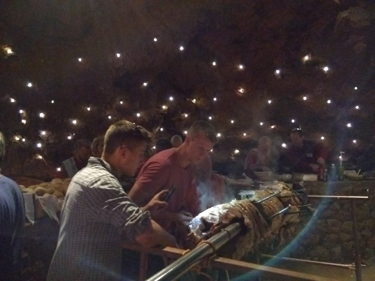roy_mineral's tweet photo. Great miners' faddle underground at Clearwell last night. Thanks to all concerned.
#mining #minerals #forestof dean. https://t.co/RNNsSnU4DB