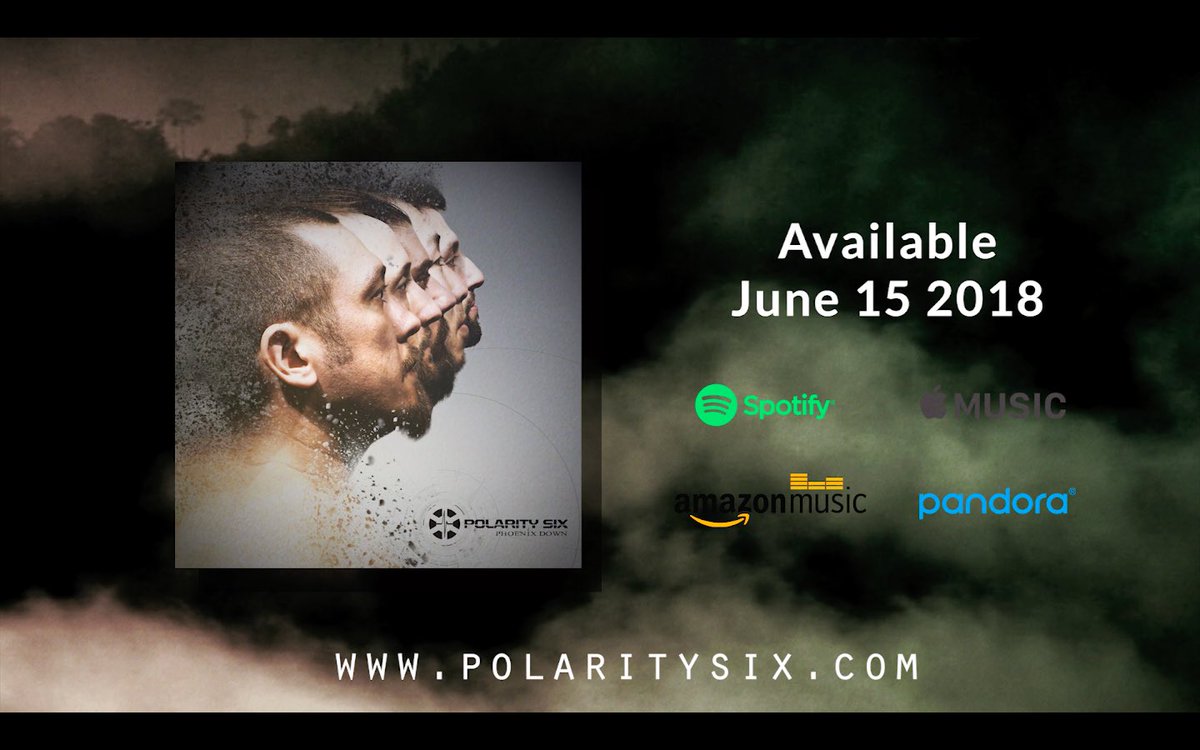polaritysix's tweet photo. Polarity Six - Phoenix Down EP

Available June 15th, 2018

Tracklist:
1. Omniscience
2. Destruction
3. For All I Did
4. Aftermath
5. Suffering Bastards
6. Land Of The Setting Sun

https://t.co/DVNpd5Ukjp https://t.co/1YbJcugslD