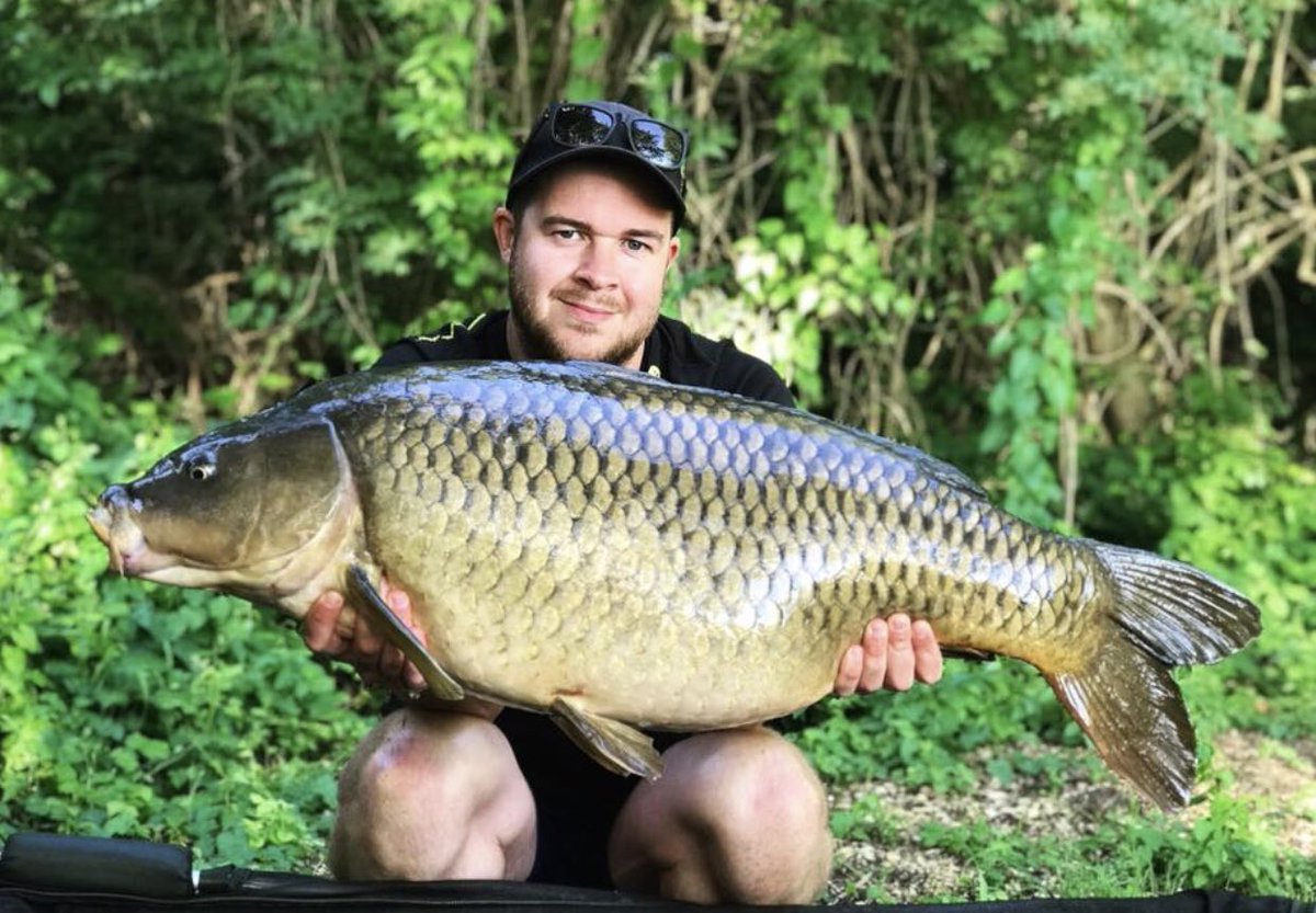Happy sundays! 💥☀️ the suns shining and this 32lb 14oz common was a lovely alarm clock this morning. #18ftzig #carpfishing