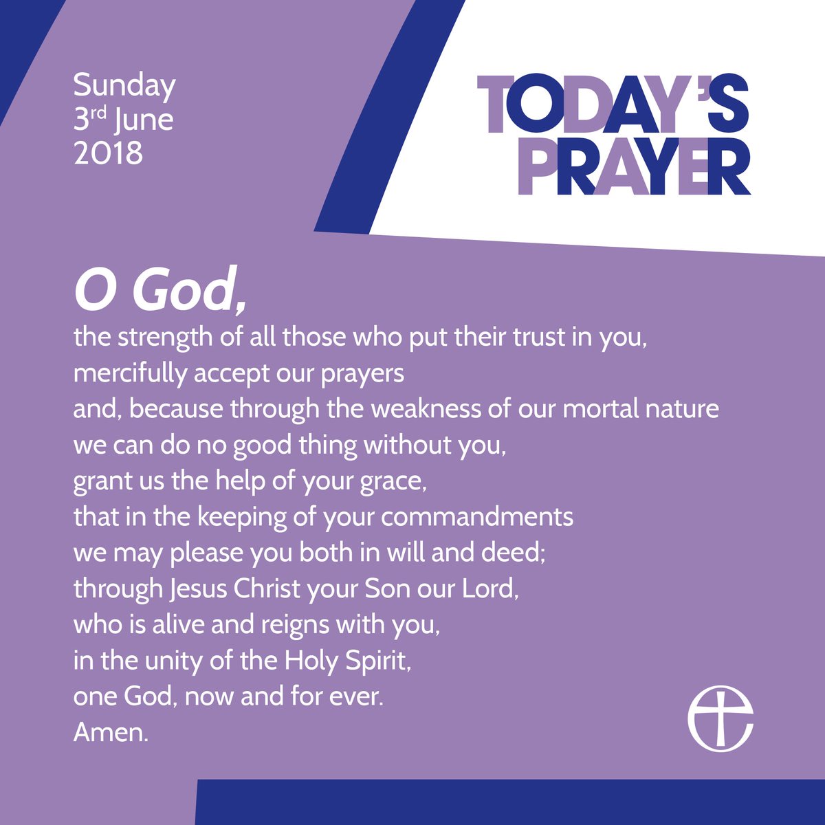 churchofengland's tweet photo. Here is today's prayer from the Church of England. You can access a text version through our website: https://t.co/v9Mz6iPvEq https://t.co/R7wIfxQSTG