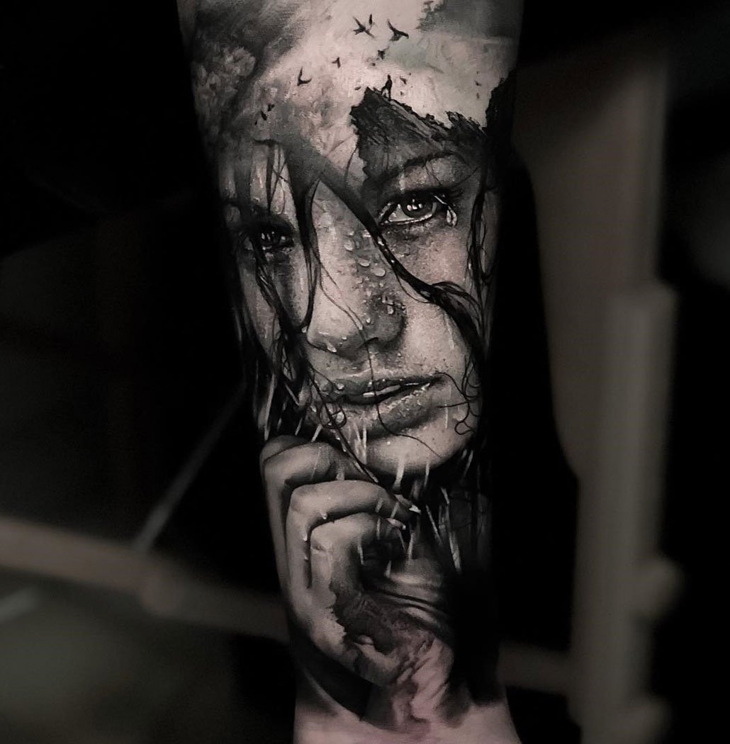 tattooideas123's tweet photo. Portrait &amp; Nature Scene Merged
https://t.co/J2xTppm7Nv https://t.co/cy9kDZZA29