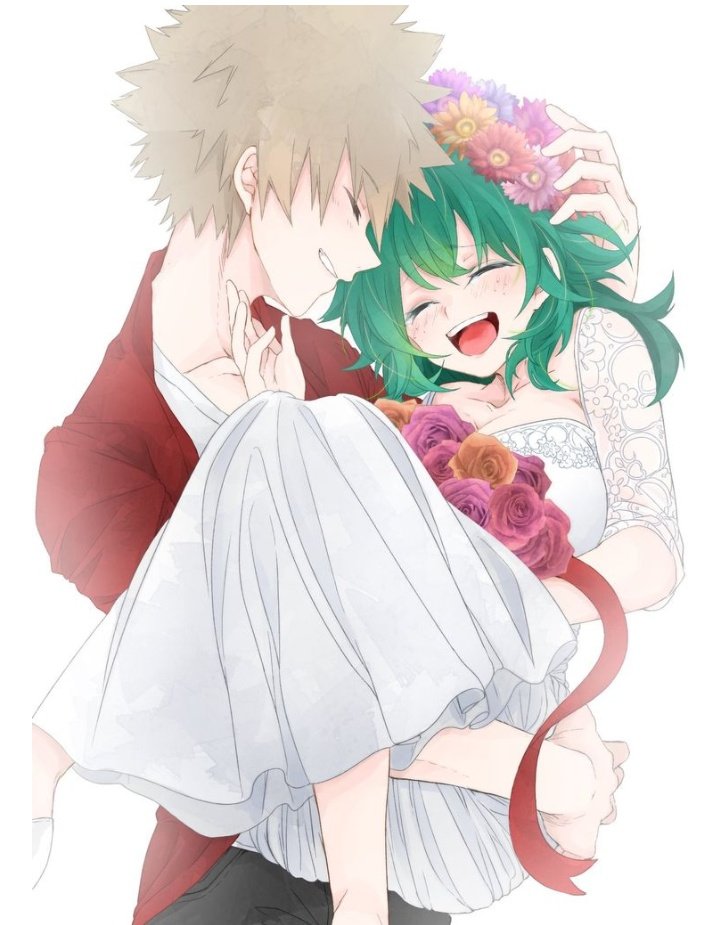 Iᴢᴜᴋᴜ On Twitter Some Cute Fem Izuku Midoriya × Bakugou