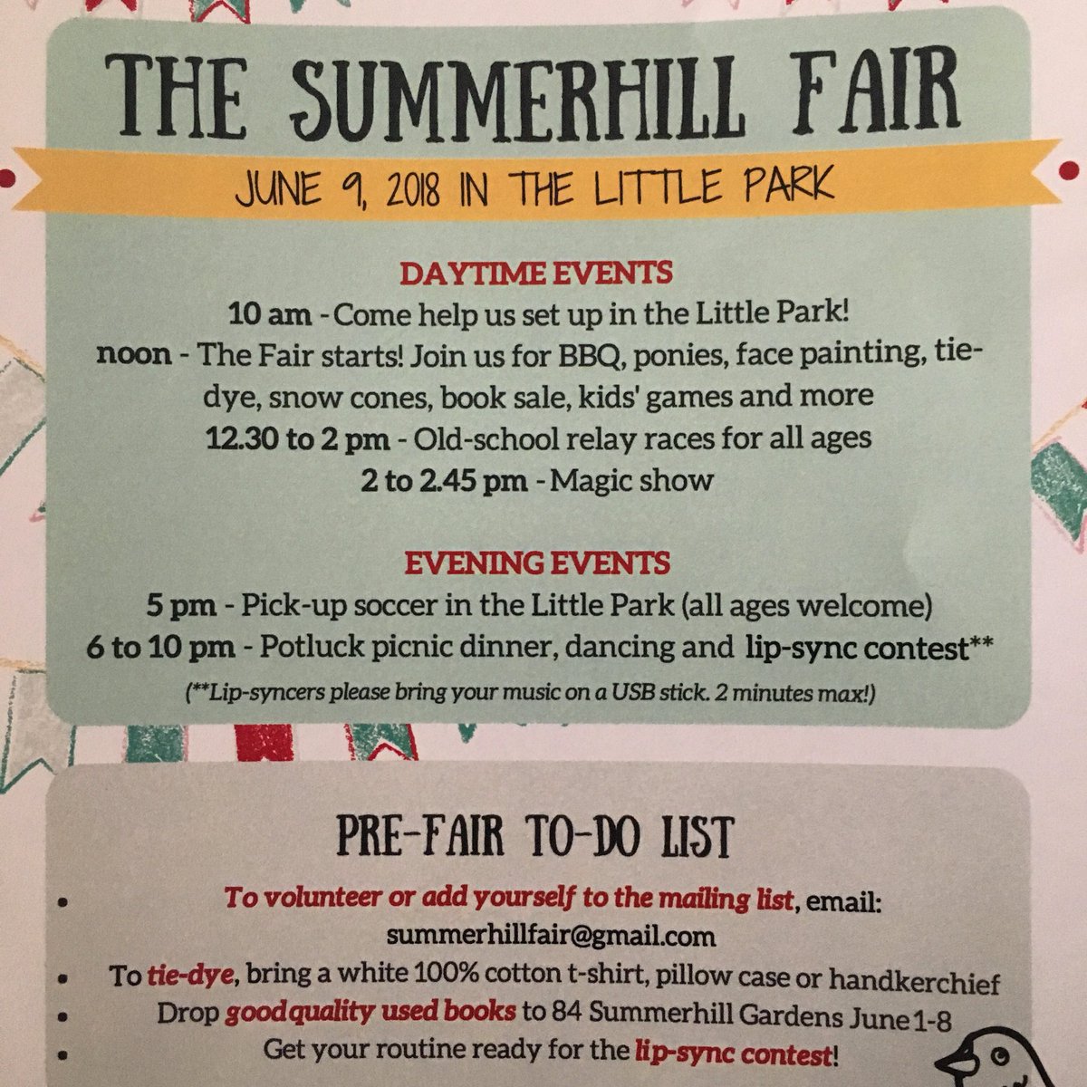 SummerhillFair1's tweet photo. This time next week ... what are you looking forward to most ??? #summerhillfair https://t.co/bSj5gudgK9