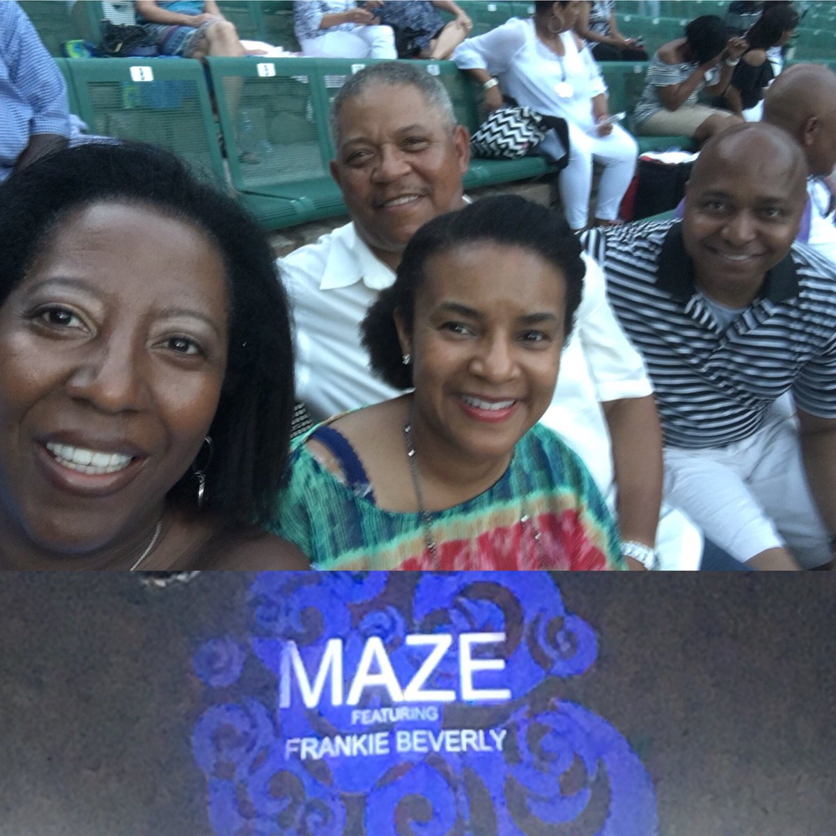 PattersonStephT's tweet photo. #roamingraiders Frankie Beverly and Maze, Anthony Hamilton opening🙌🏽 OLD SCHOOL https://t.co/aE5ZUinYwX