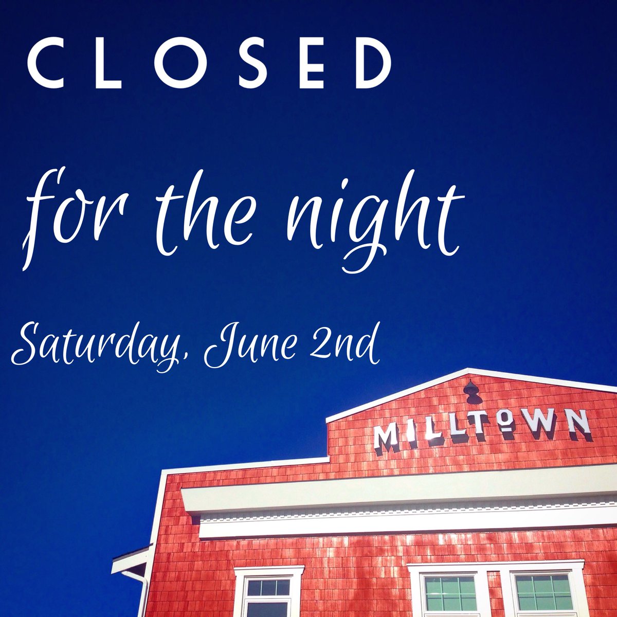 Milltown_Bar's tweet photo. Forced to close tonight due to water shut down to island. Stay tuned for updates on Sunday’s hours. https://t.co/irylj2tvna