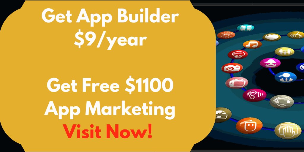 Kristia32945613's tweet image. #AndroidDevConf Build UNLIMITED ANDROID and iOS Apps Get App Builder $9 a year bit.ly/2yfGk1D