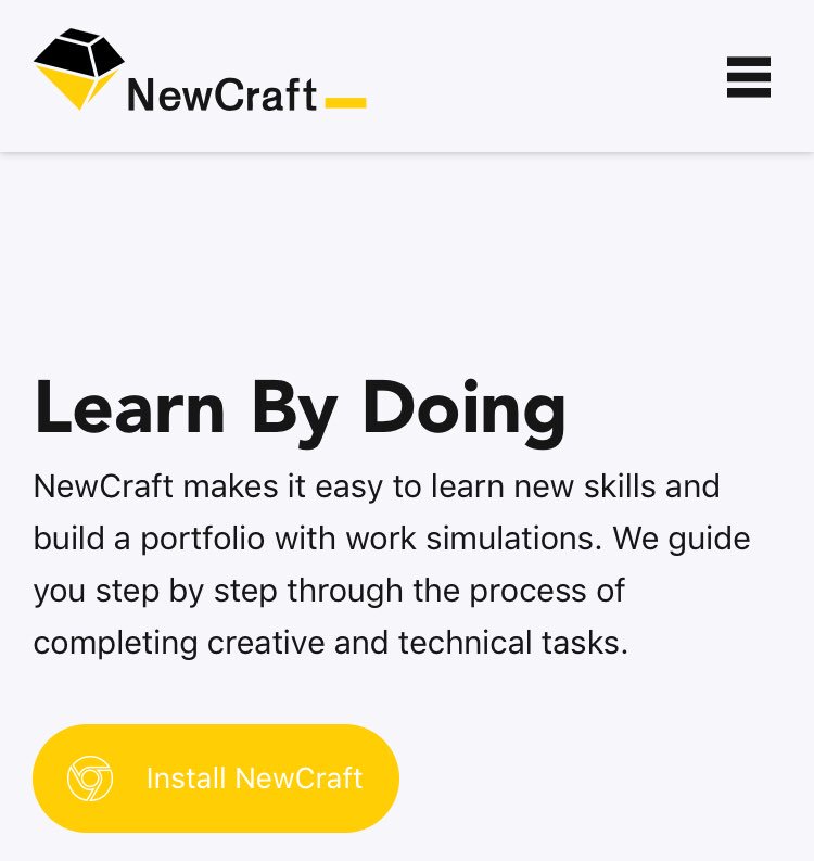 AllThingsMitch's tweet photo. Congrats to Cam Sadler (@RulesByCam) for being the first #PlatformProject winner! 

His startup @NewCraftHQ makes it easy for to learn new skills through work simulations, also allowing users to preview what it’s like to work at top companies. 

👏🏾🏆🍾💯 https://t.co/y6UhbkNebw