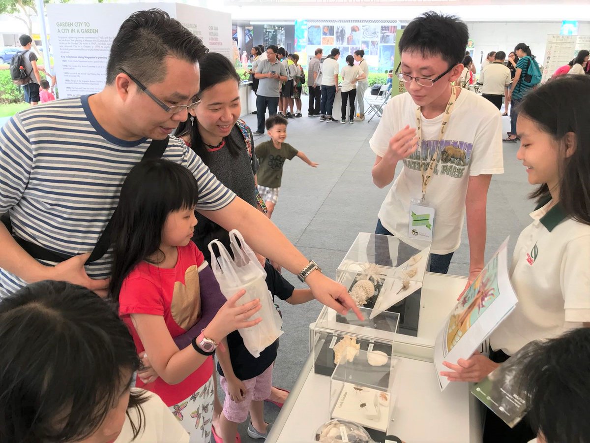 nparksbuzz's tweet photo. Visit the Festival of Biodiversity today! Learn about how the community is working to conserve our biodiversity, and how you too can contribute. Visit the various booths and workshops and pick up one of the adorable animal crowns along the way! https://t.co/DWebvEitWH https://t.co/G18sWjipgQ