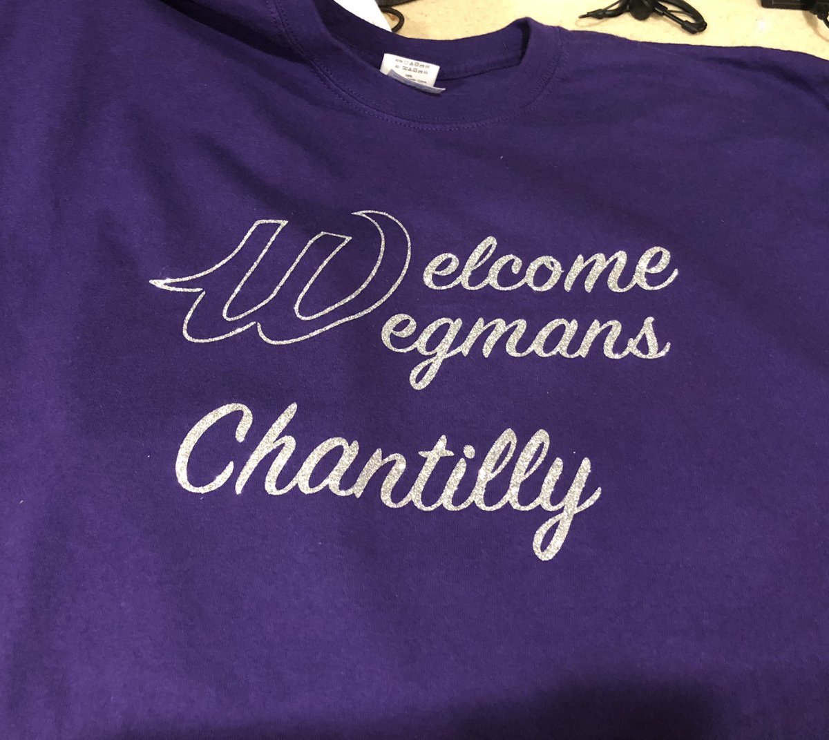 e_zielinski's tweet photo. Only 8 hours to go!!  Game day attire prepped and ready. Yes, that's glitter. @Wegmans #wegmanschantilly #OpeningDay https://t.co/Wuwecj8cpR