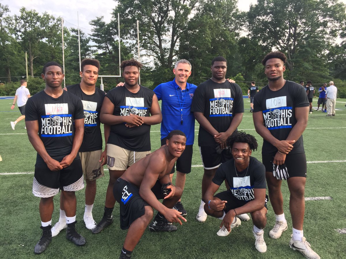 Great Day At The University of Memphis ! Thank You To All The Memphis Coaching Staff !@Coach_Norvell