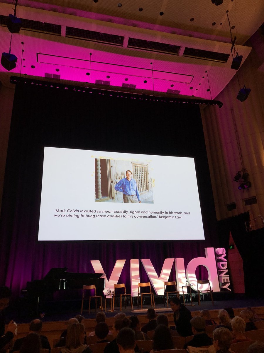 ArtsHub's tweet photo. The Inaugral Mark Colvin Conversation. Do schools stifle creativity? @VividSydney #vividideas @WASHINGTONx @julia_zemiro @mrbenjaminlaw #robynewing #lucyclark @Colvinius 🙏🏼 https://t.co/4Z7rQyF7M8