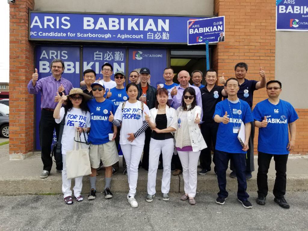Aris_Babikian's tweet photo. Final push before June 7. My volunteers are all looking forward to Premier @fordnation. #PCPO #Agincourt #FordNation https://t.co/FQKFGTA0jY
