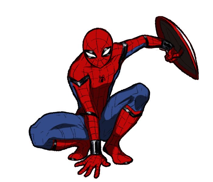 minasketch's tweet image. 스파이디는 잃어버린 캡틴의 방패를 주우러왔어 는 재업 
 어휴 오토데스크 이때 펜느낌 참 좋아했는디 지금은 어떻게도 복구가 안되는 현실