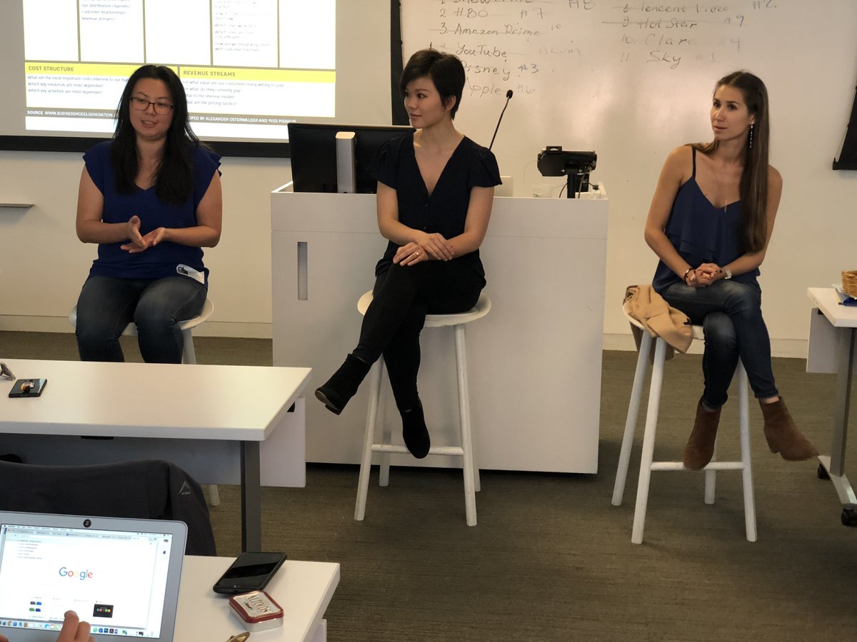 mikegrand1's tweet photo. I hosted a panel discussion on #Blockchain #Cryptocurrency in my #Hult #Disruptive #BusinessModel #Innovation course. Thanks to #500Startups mentor Hsin-Ju Chuang, Linda Xie of #Coinbase & Marina Wolters of #YouToken for sharing your expertise with my students. #Industry4 https://t.co/dwfaJf1I1X