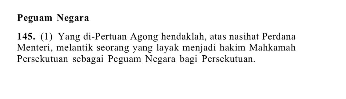 New AG not approved by Agong.