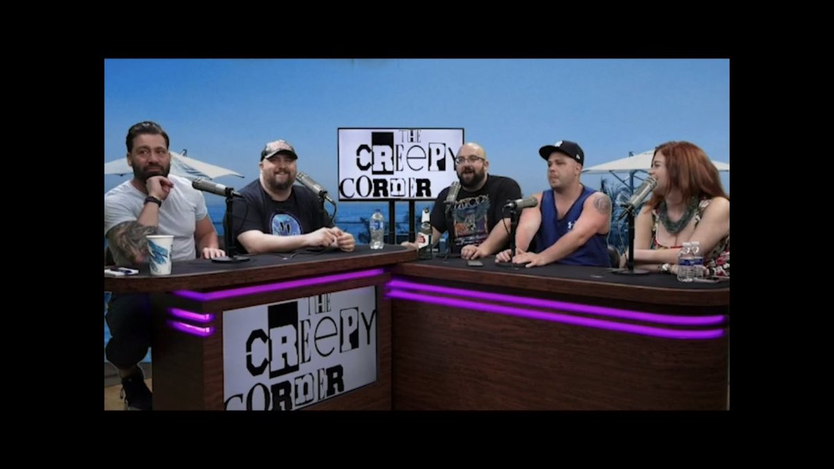 DonOftheDead80's tweet photo. This is a belter of a show watch it now troops @thecreepfest really is the best And @ChrissieMayr You are the greatest #Creepette comeback soon 😍 and excellent work @ThatJaprican #JapInTheBooth #Gaycation #SquatShit #Sharking https://t.co/o6iULrz0kt https://t.co/8ndrX35u9o